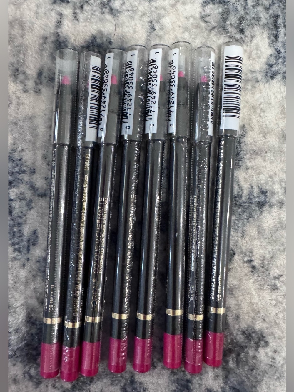 L'Oreal Paris Colour Riche Matte Lip Liner, 108 Best Mattes (Lot Of 8)